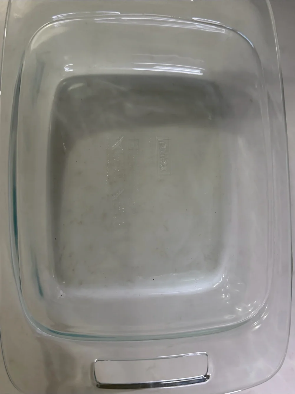 Pyrex Clear Glass Casserole Dish with Lid, 2 qt